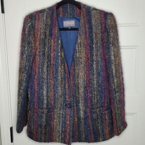 Vintage Stirling Cooper Women's Blazer w Pockets Size 10-11